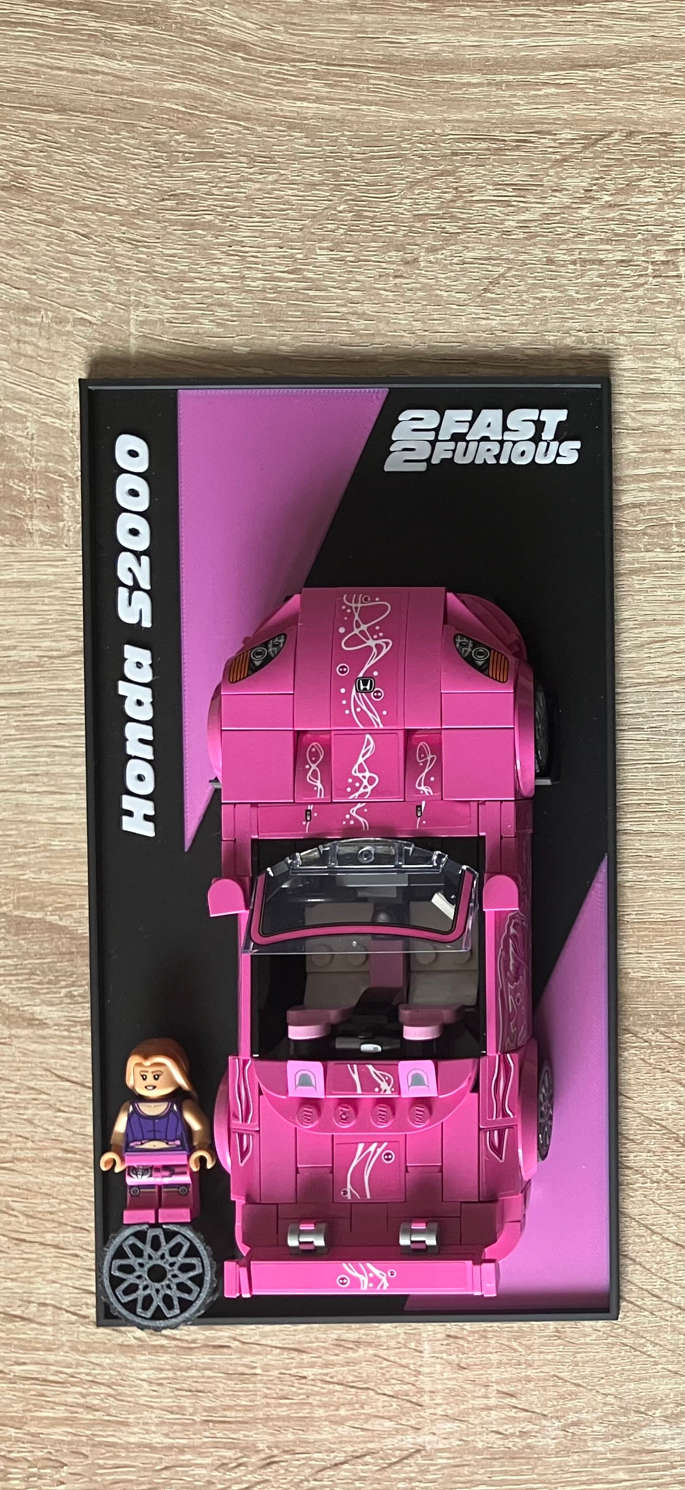 Support mural Lego Speed Champion Fast and Furious