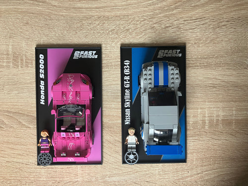 Support mural Lego Speed Champion Fast and Furious
