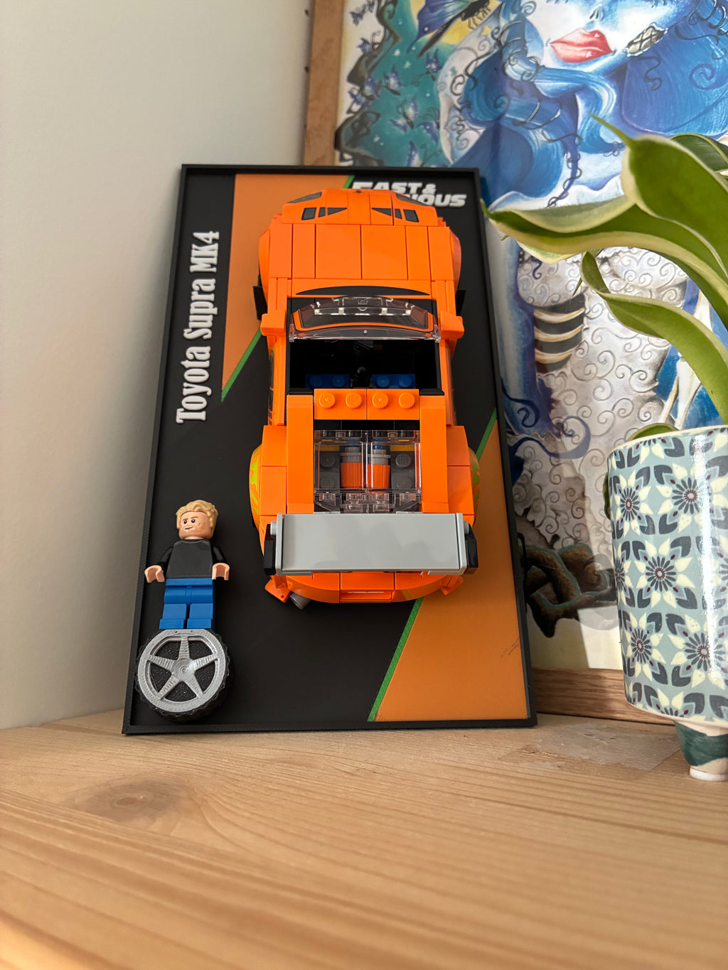 Support mural Lego Speed Champion Fast and Furious