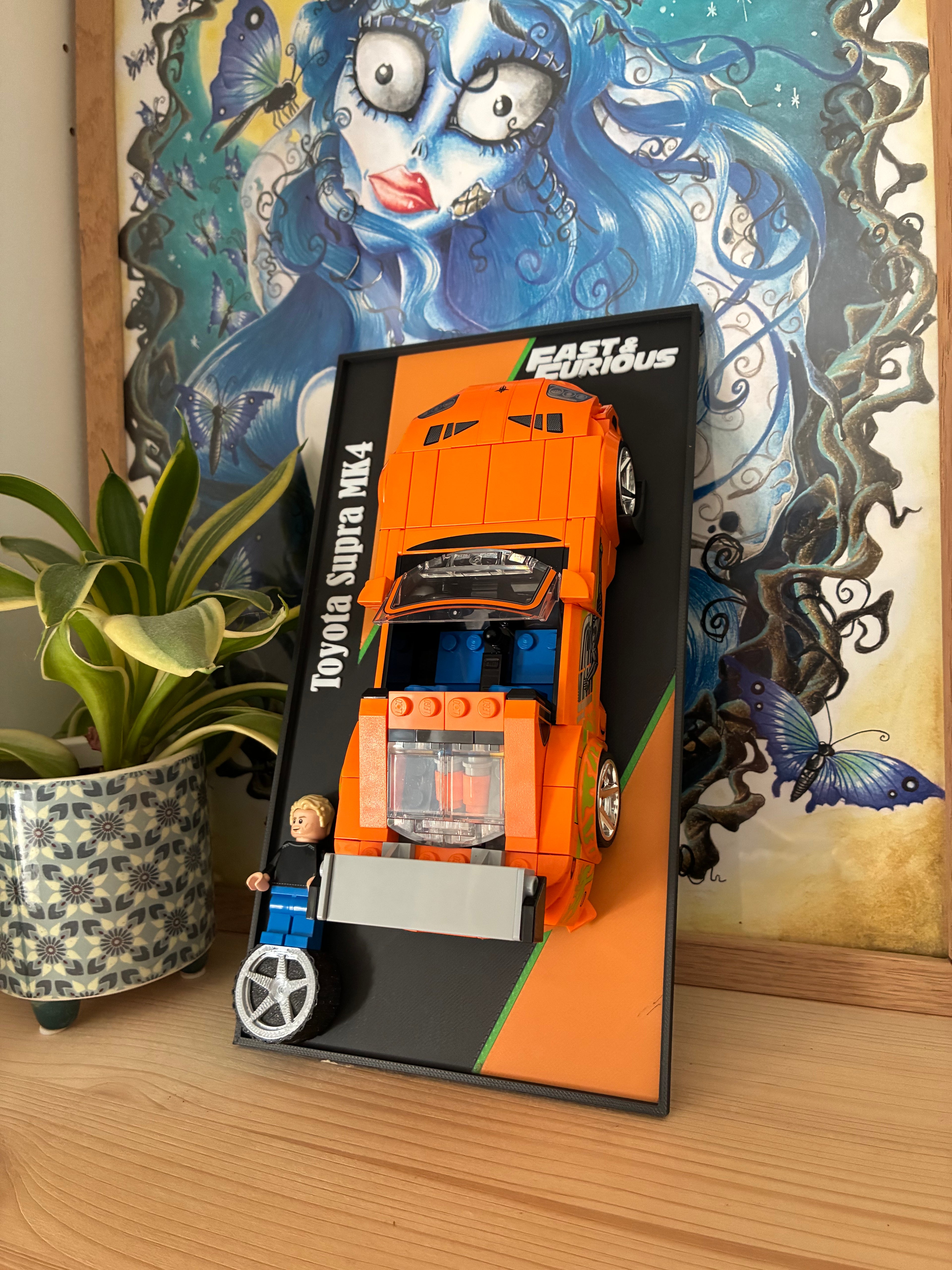Support mural Lego Speed Champion Fast and Furious