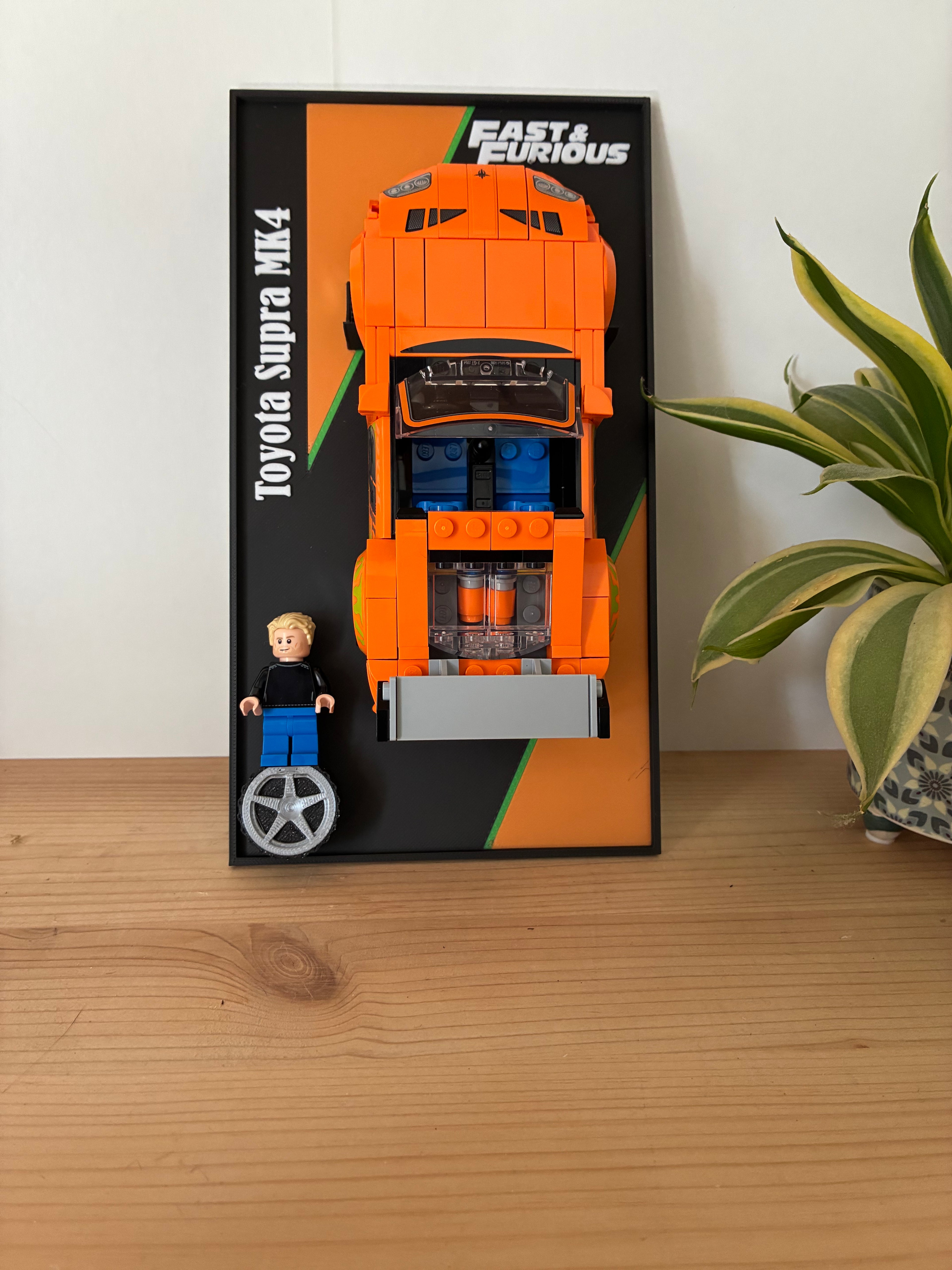 Support mural Lego Speed Champion Fast and Furious