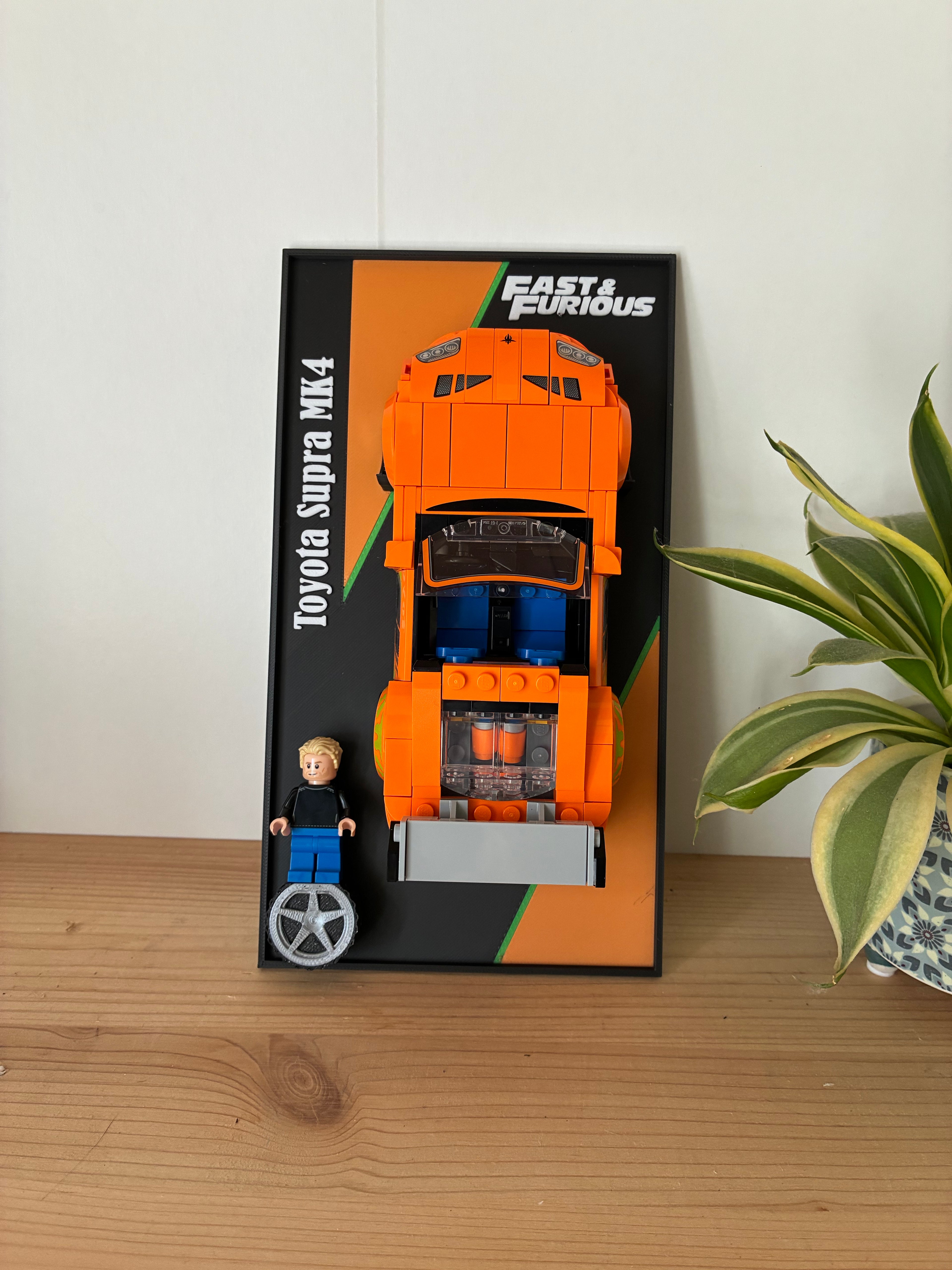 Support mural Lego Speed Champion Fast and Furious