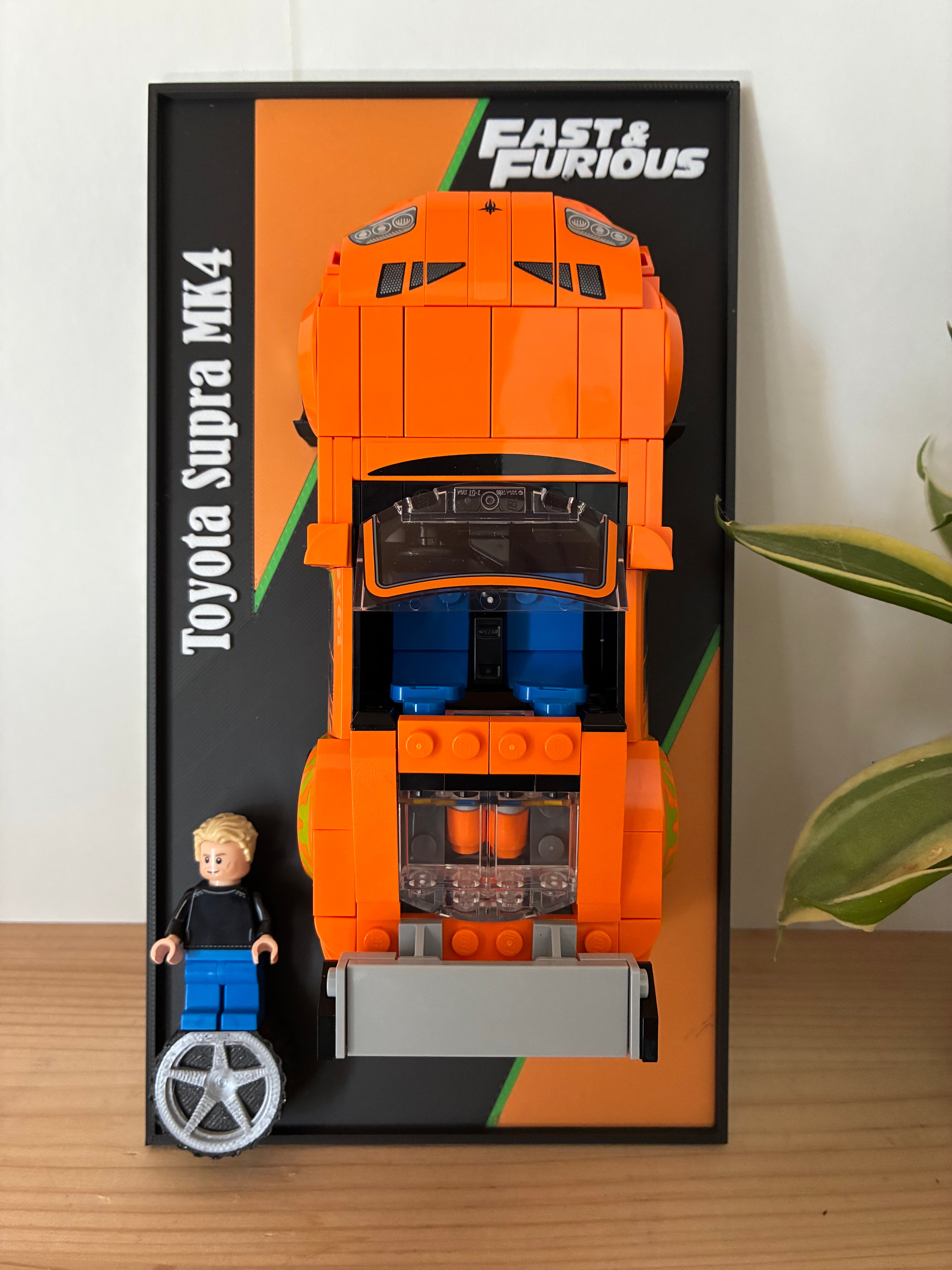 Support mural Lego Speed Champion Fast and Furious