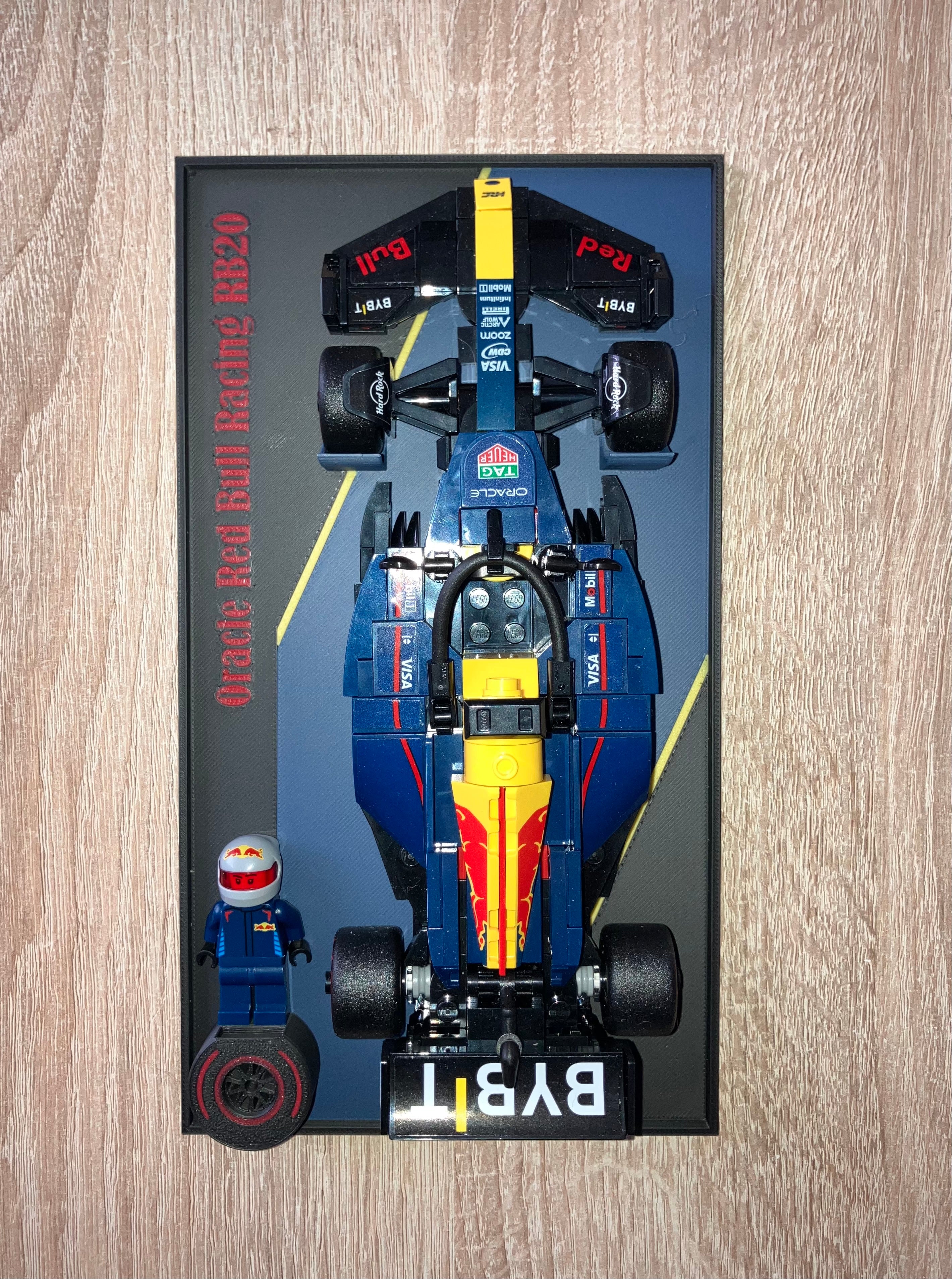 Support mural Lego Speed Champion F1