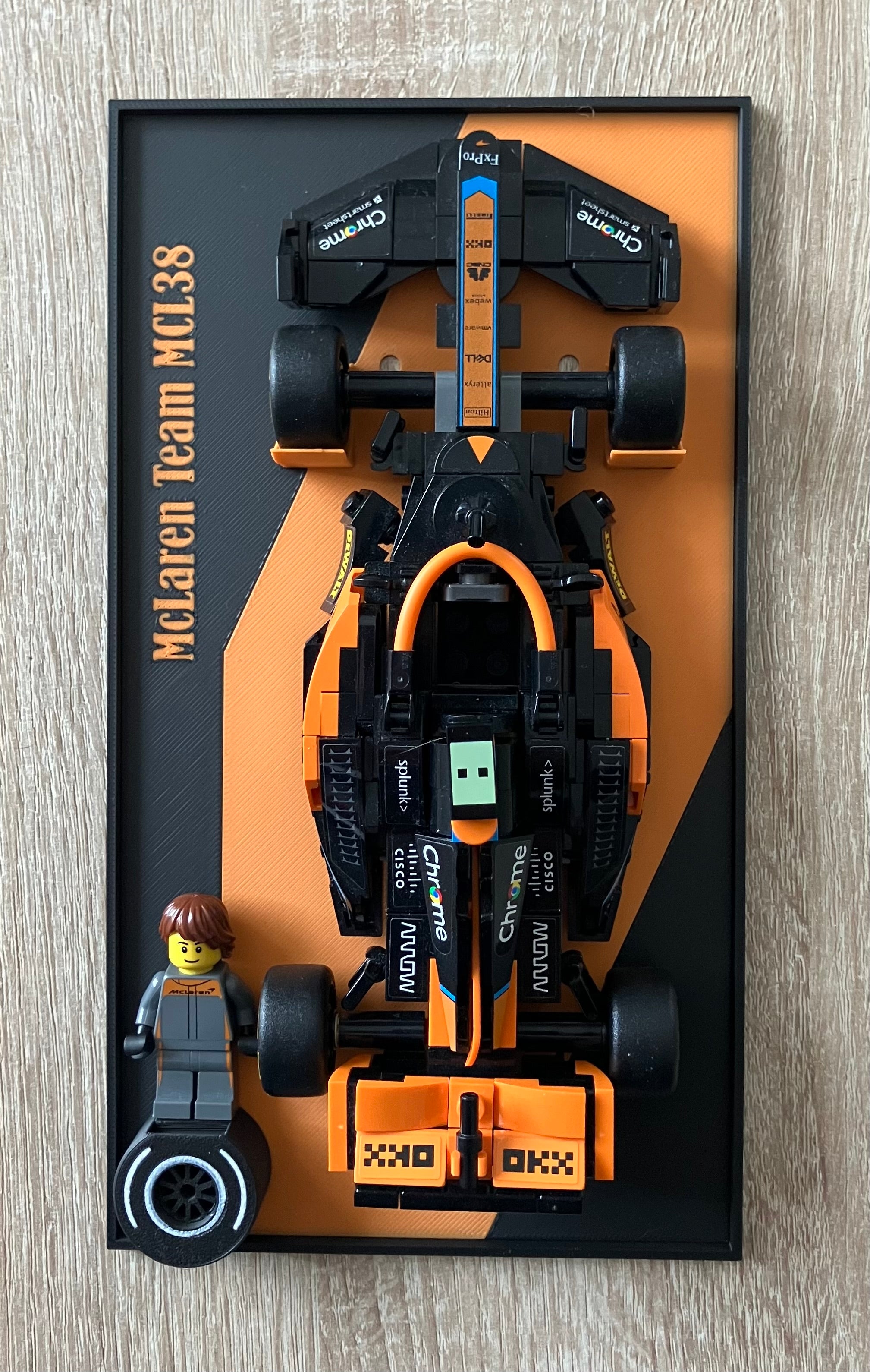 Support mural Lego Speed Champion F1