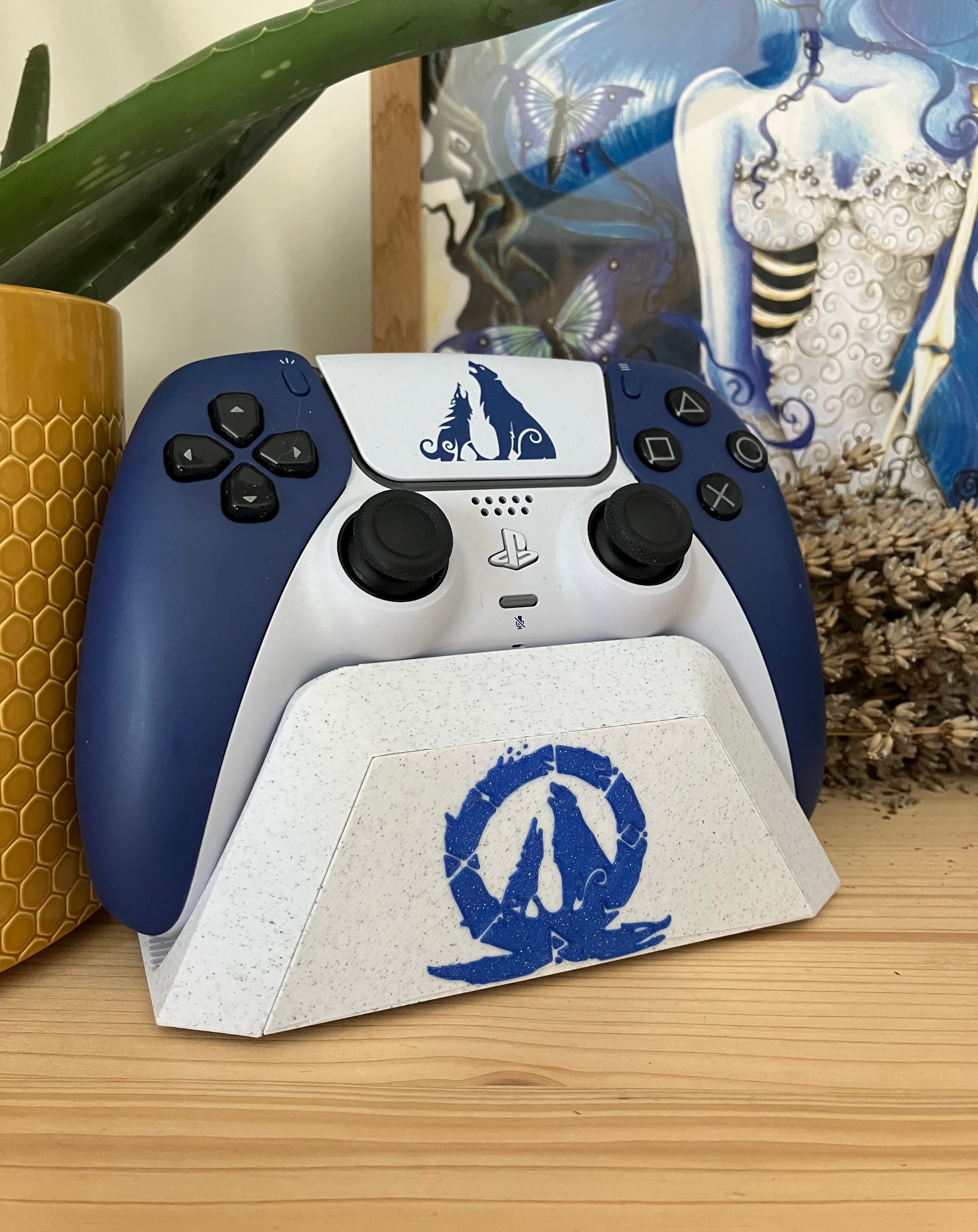 Support pour manette PS5 thème God Of War