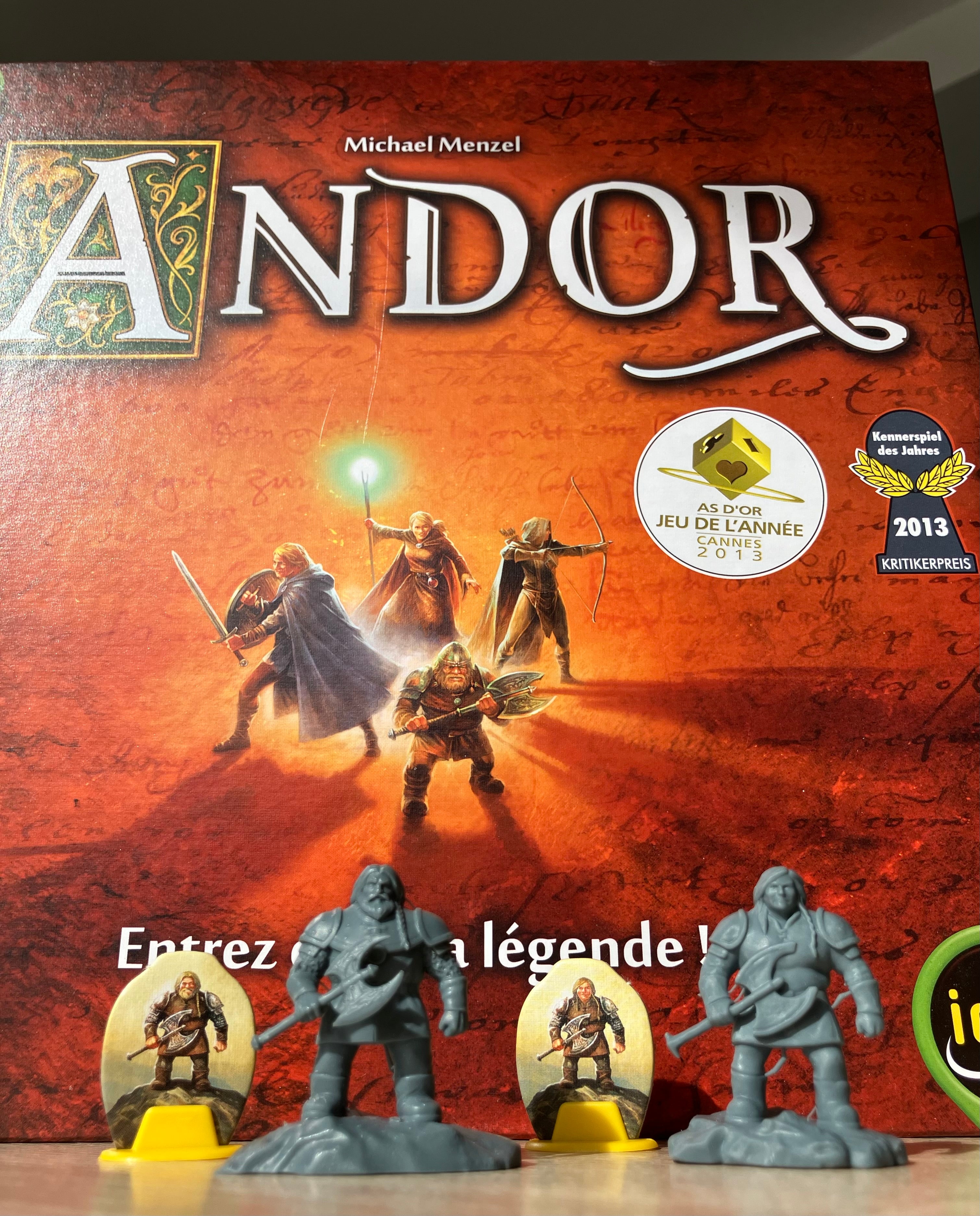 Figurine résine pour le de plateau Les légendes d'Andor