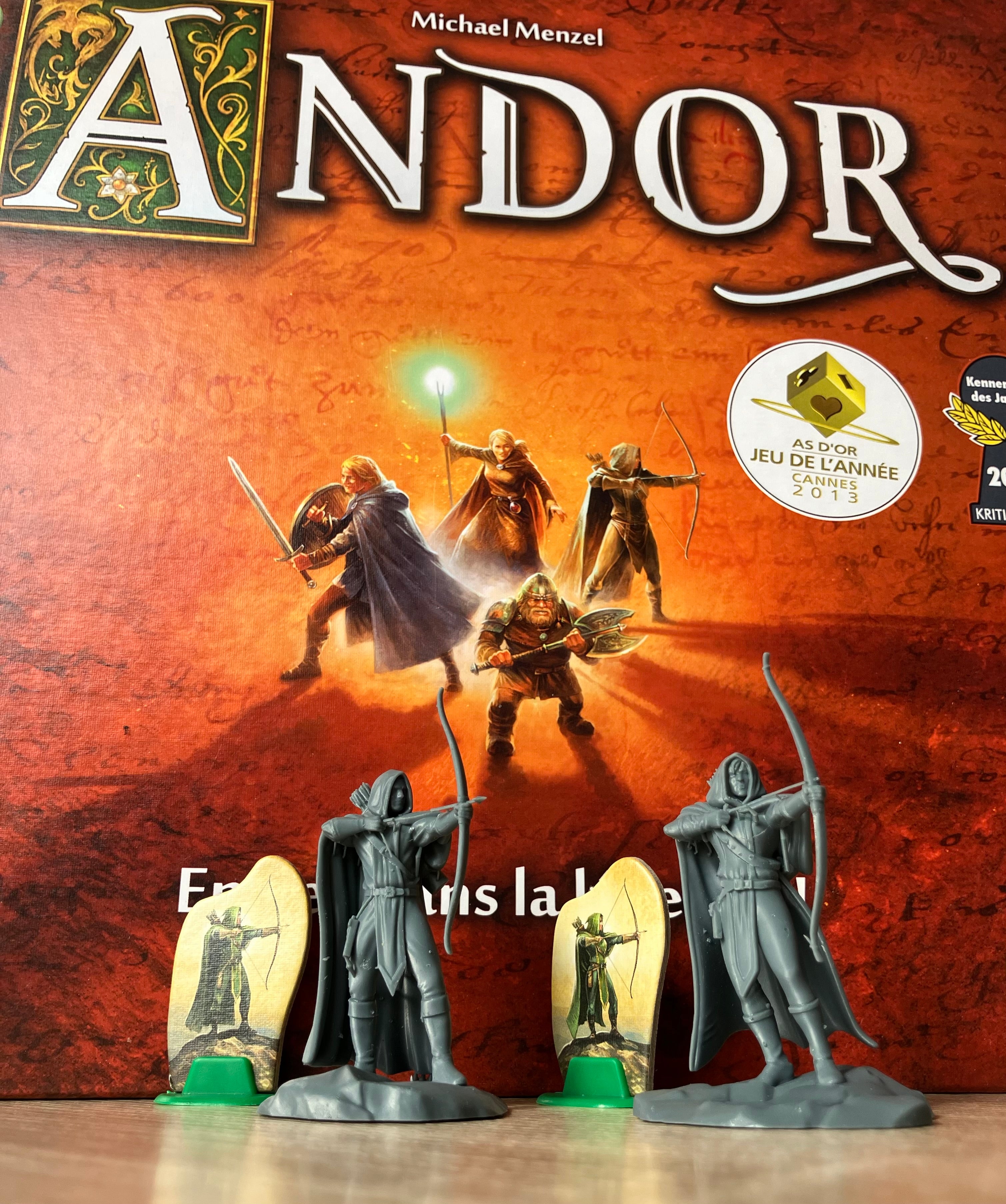 Figurine résine pour le de plateau Les légendes d'Andor