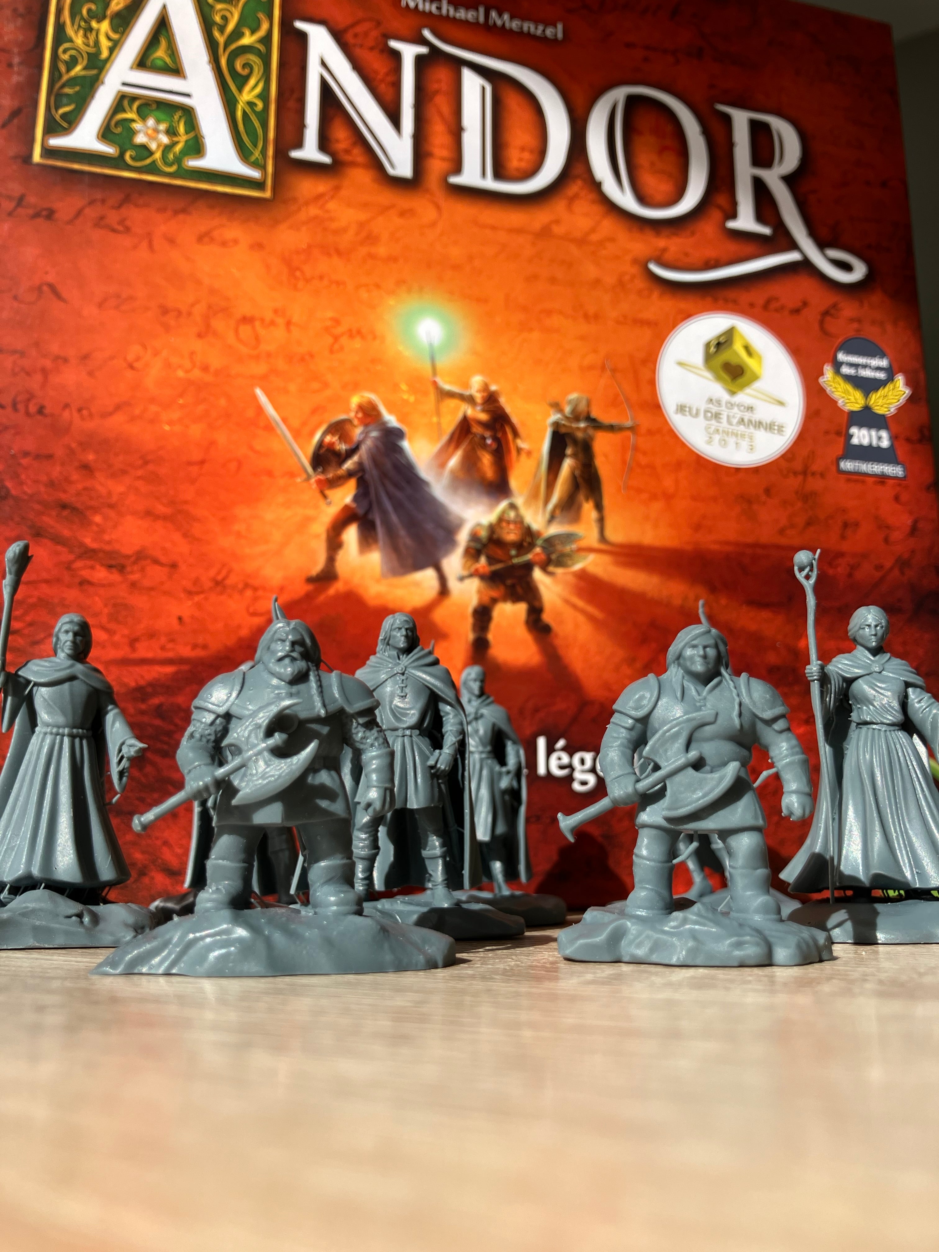 Figurine résine pour le de plateau Les légendes d'Andor